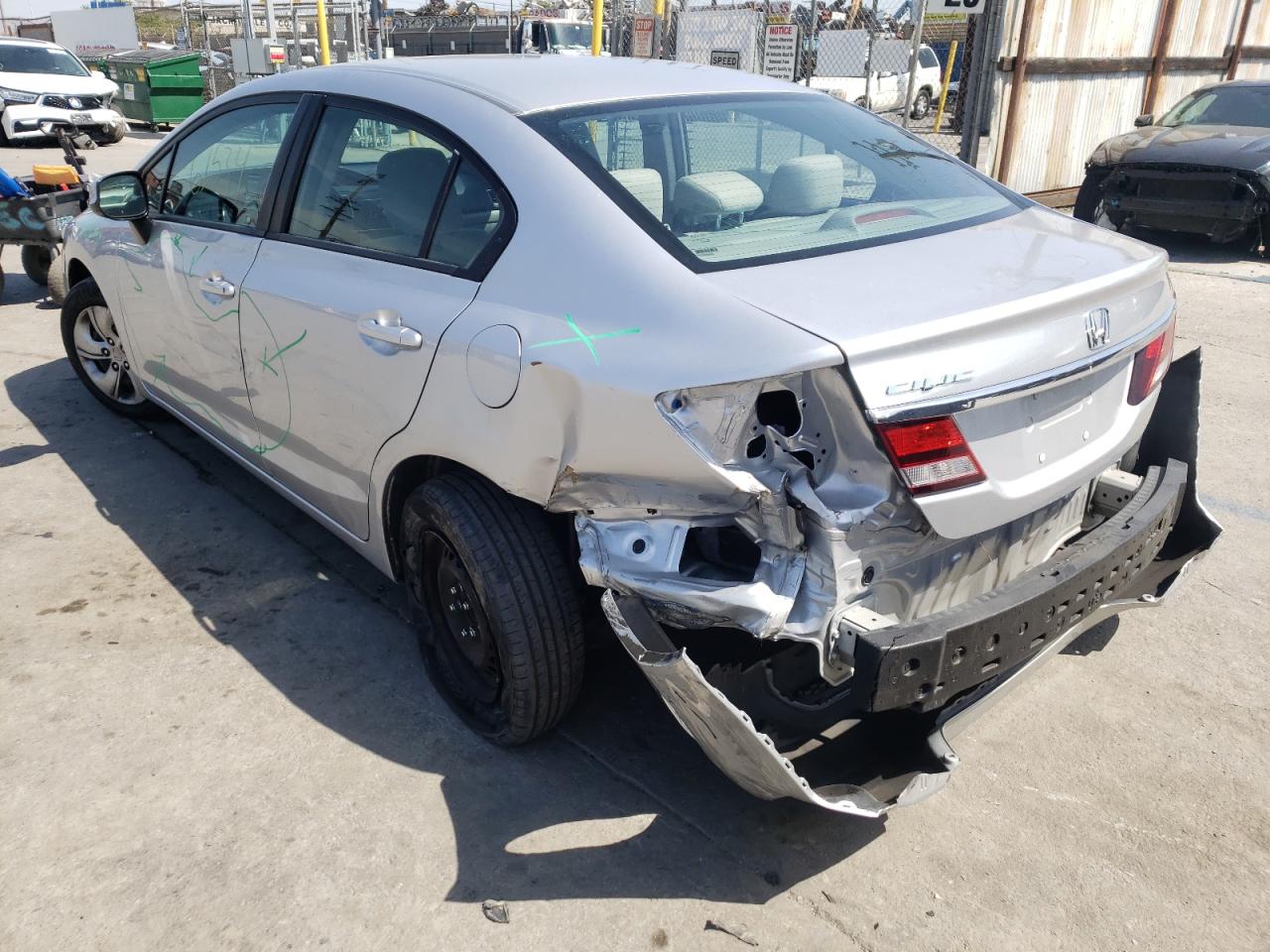 Photo 3 from auction – 2013 HONDA CIVIC LX with VIN 19XFB2F52DE279984