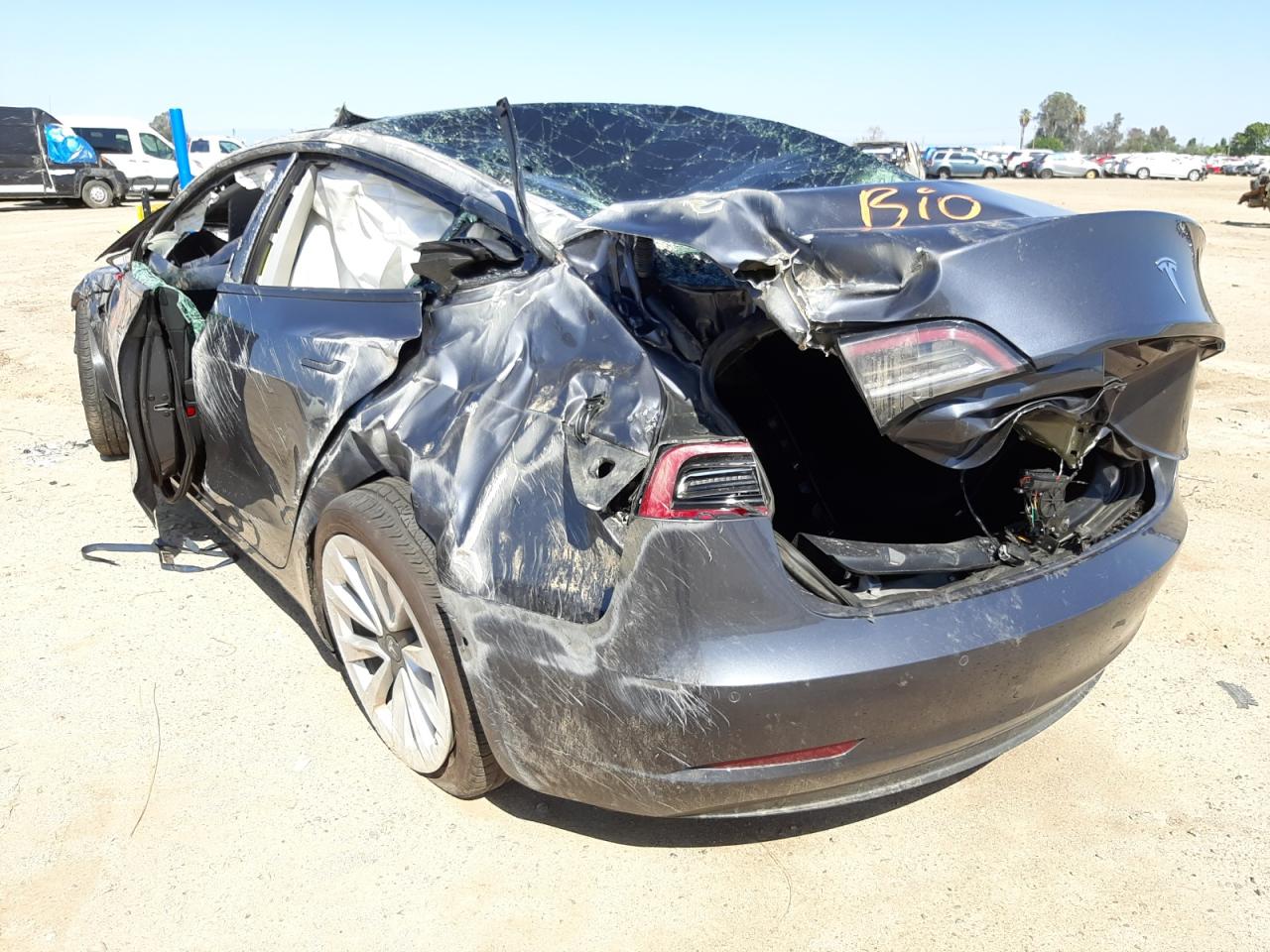 Photo 3 from auction – 2021 TESLA MODEL 3 with VIN 5YJ3E1EA4MF046623