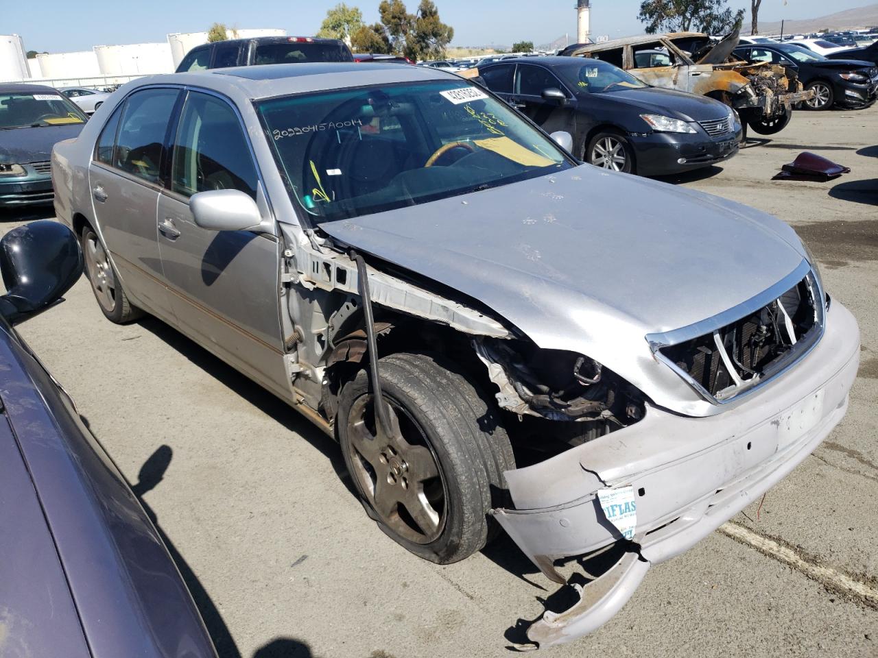 LEXUS LS 430 2005 with VIN JTHBN36F355009145 - Photo from auction