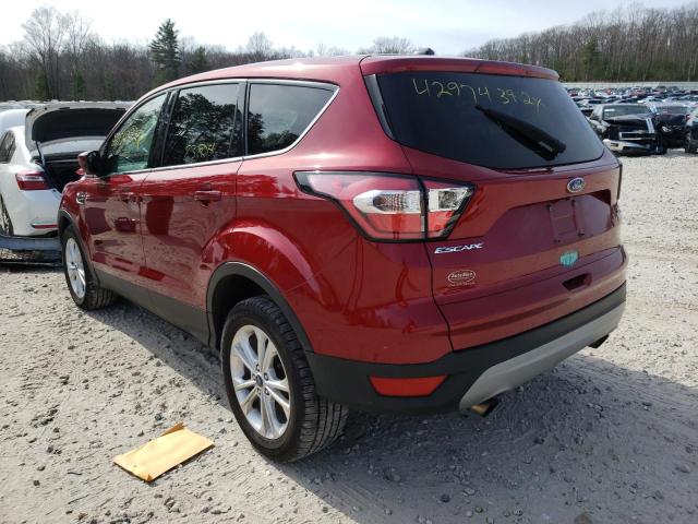 Photo 3 from auction – 2017 FORD ESCAPE SE with VIN 1FMCU9GD2HUD02419