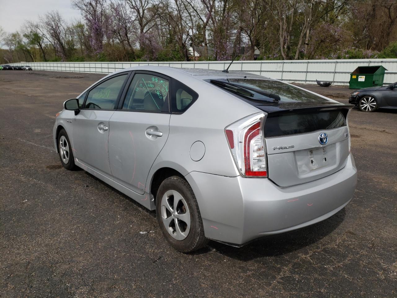 Photo 3 from auction – 2014 TOYOTA PRIUS with VIN JTDKN3DU7E0387453
