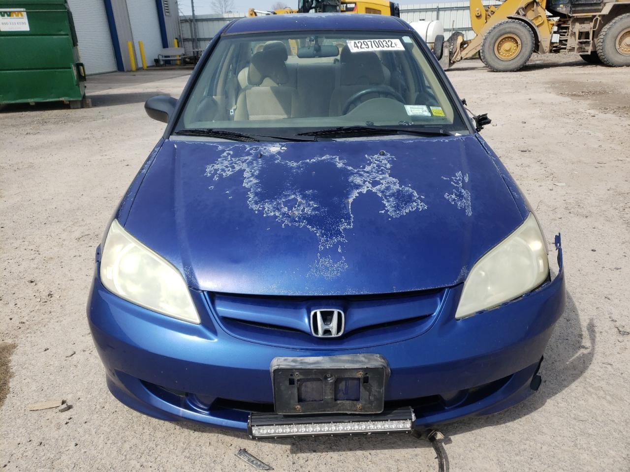 Photo 7 from auction – 2005 HONDA CIVIC DX with VIN 2HGES16435H589372