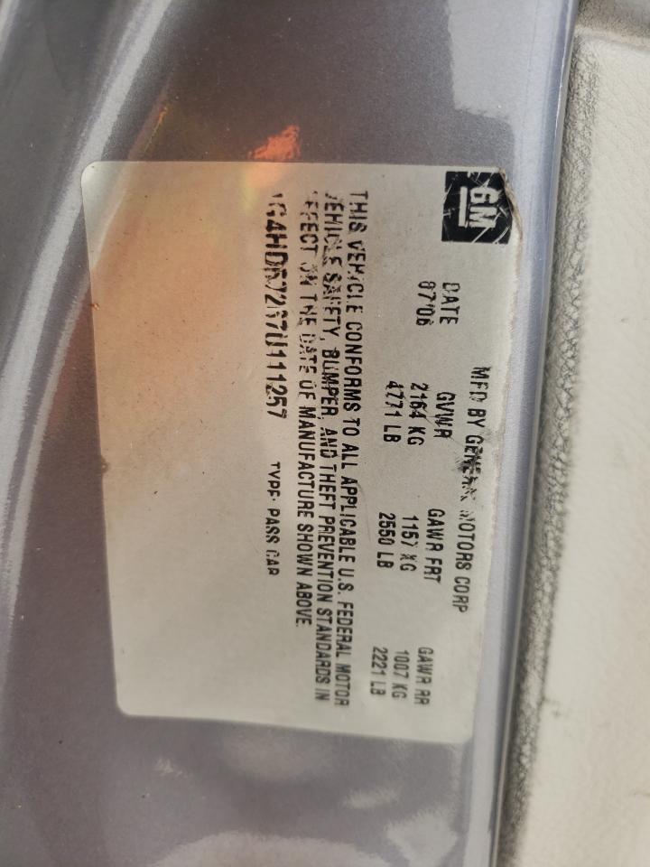 Photo 10 from auction – 2007 BUICK LUCERNE CX with VIN 1G4HD57267U111257