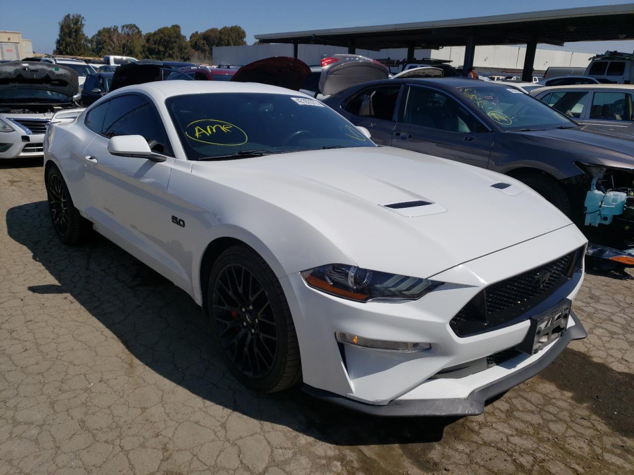 FORD MUSTANG GT 2018 with VIN 1FA6P8CF4J5159909 - Photo from auction