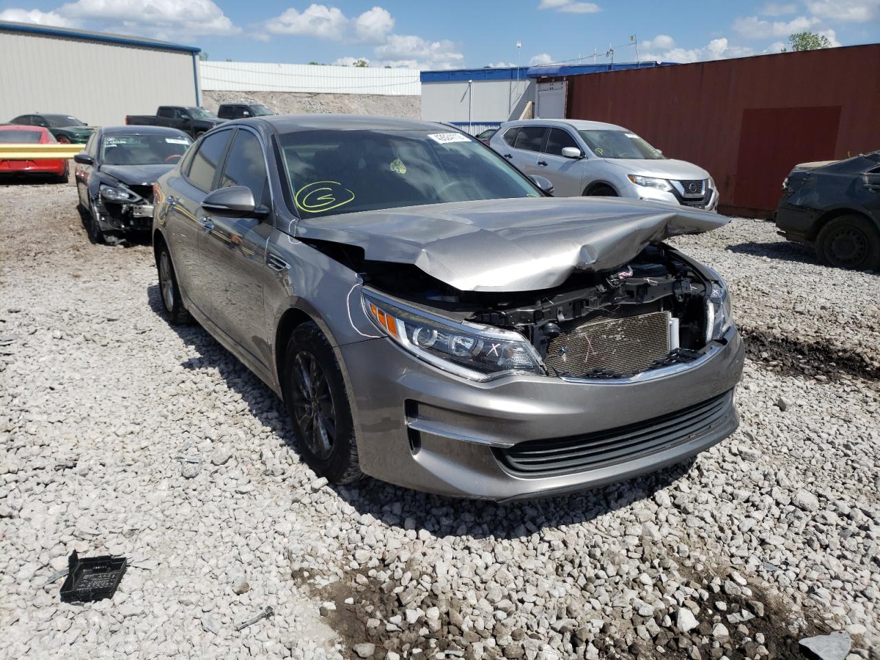 KIA OPTIMA LX 2016 with VIN 5XXGT4L34GG071942 - Photo from auction