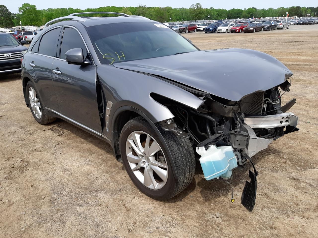 INFINITI FX37 2013 with VIN JN8CS1MW7DM171360 - Photo from auction