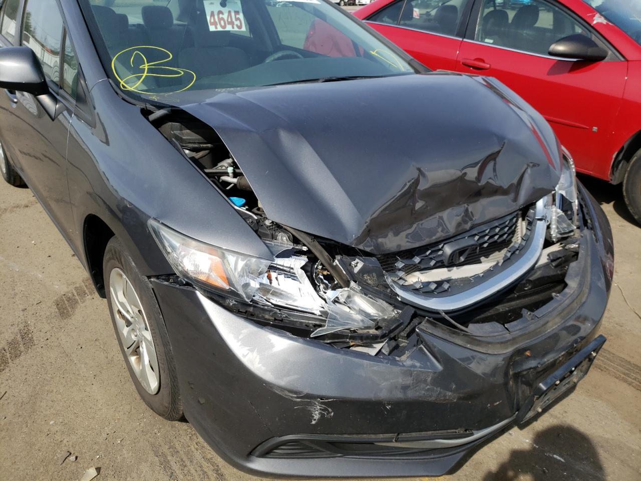 Photo 9 from auction – 2013 HONDA CIVIC LX with VIN 2HGFB2F52DH596489