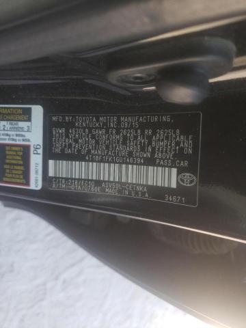 Photo 10 from auction – 2016 TOYOTA CAMRY LE with VIN 4T1BF1FK1GU146394
