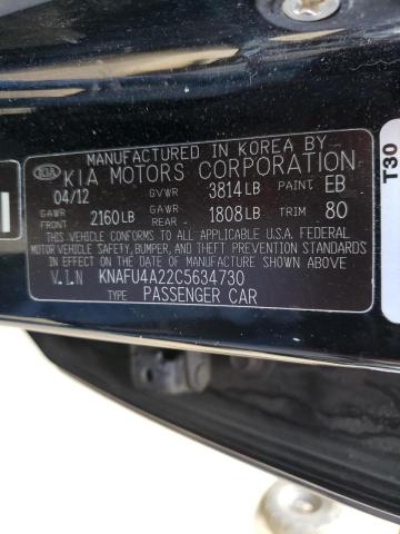 Photo 10 from auction – 2012 KIA FORTE EX with VIN KNAFU4A22C5634730