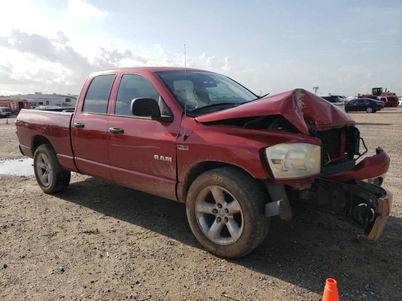 DODGE RAM 1500 S 2008 with VIN 1D7HA18258S506523 - Photo from auction