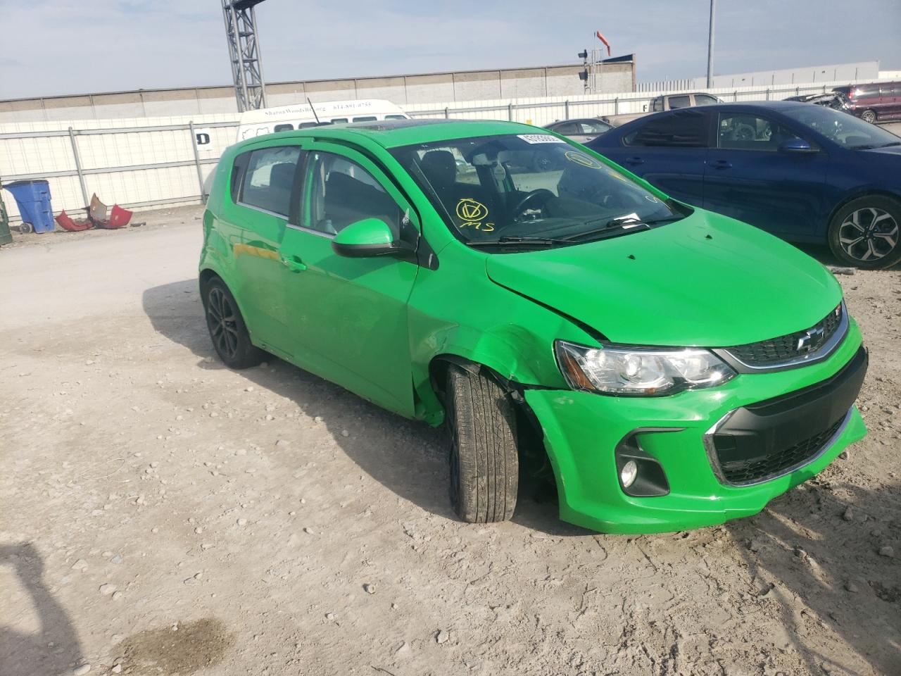 CHEVROLET SONIC LT 2017 with VIN 1G1JD6SB8H4150526 - Photo from auction