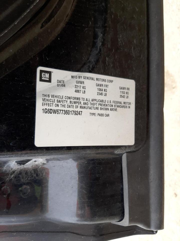 Zdjęcie 10 z aukcji – 2006 CADILLAC STS z VIN 1G6DW677360179247