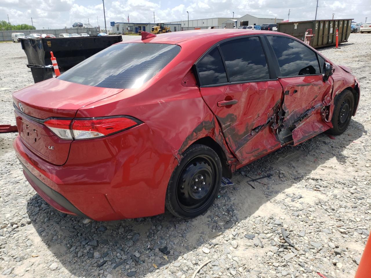 Photo 4 from auction – 2020 TOYOTA COROLLA LE with VIN JTDEPRAE2LJ109042