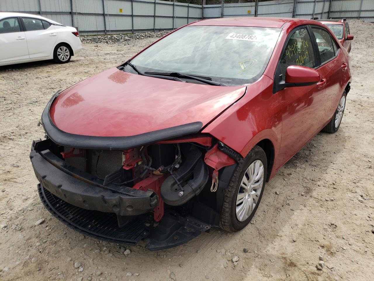 Photo 2 from auction – 2016 TOYOTA COROLLA LE with VIN 2T1BURHE0GC743856