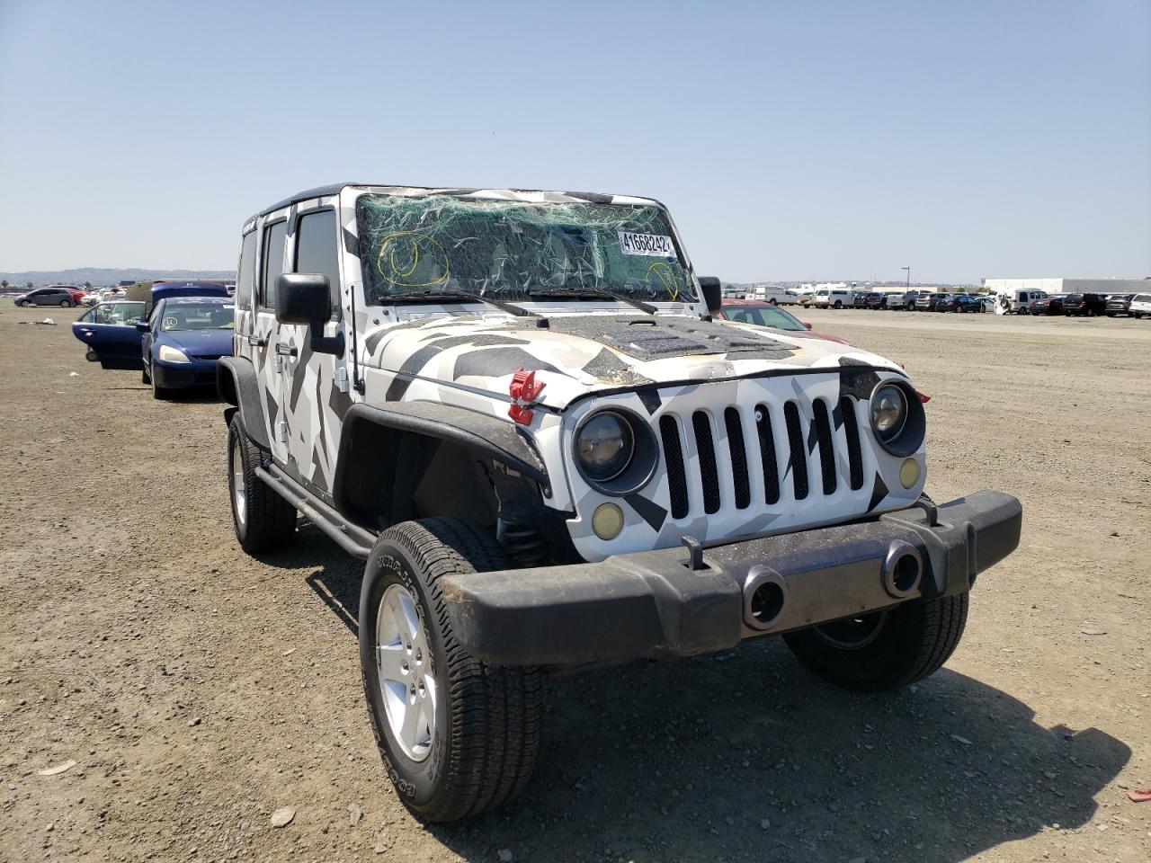 JEEP WRANGLER U 2016 with VIN 1C4BJWDG6GL274120 - Photo from auction