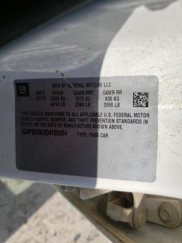 Photo 10 from auction – 2013 BUICK VERANO with VIN 1G4PS5SK9D4185664