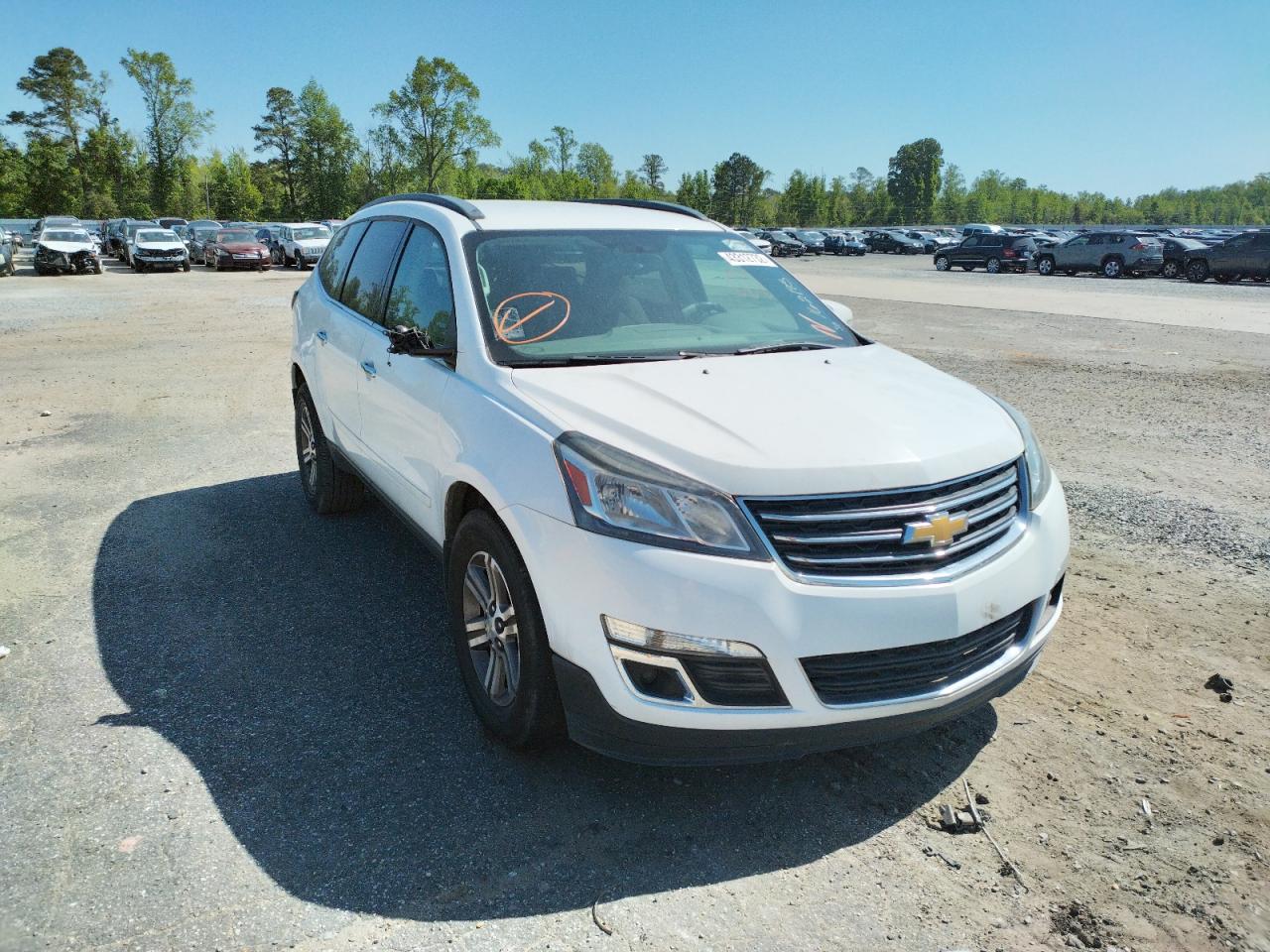 CHEVROLET TRAVERSE L 2017 with VIN 1GNKRGKD6HJ162185 - Photo from auction