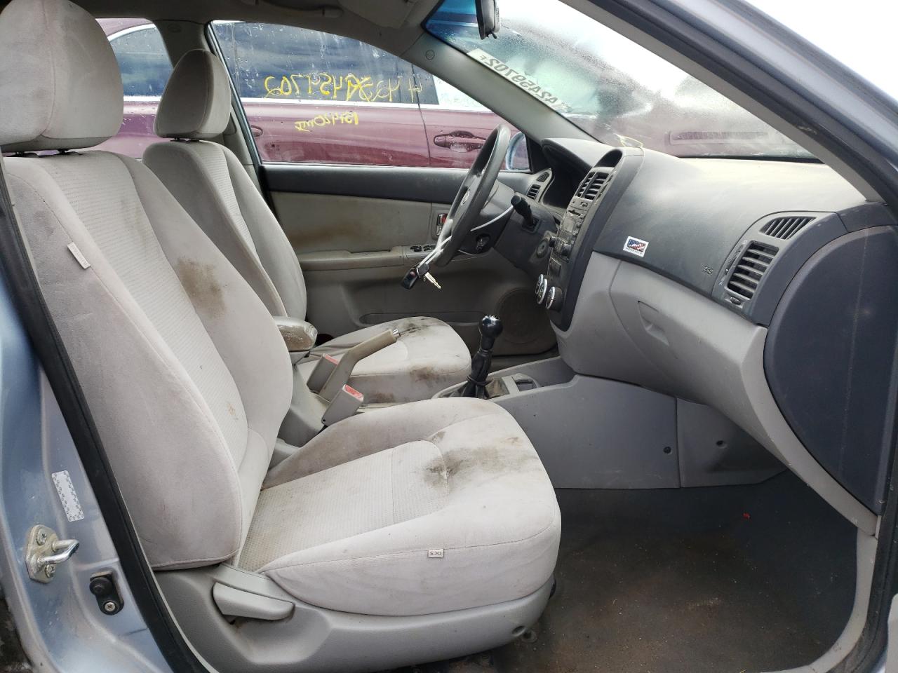 Photo 5 from auction – 2008 KIA SPECTRA EX with VIN KNAFE121885529120