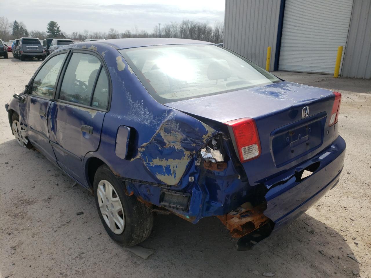 Photo 3 from auction – 2005 HONDA CIVIC DX with VIN 2HGES16435H589372