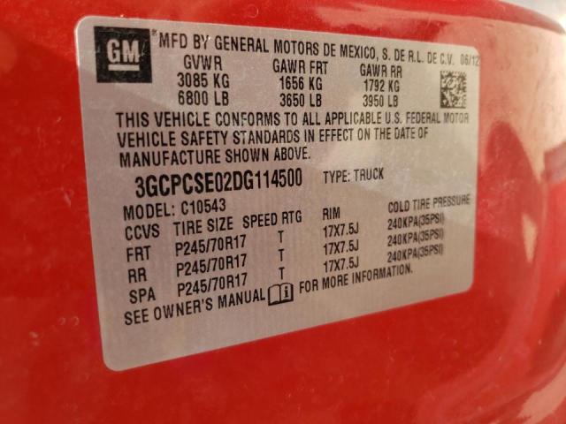 Photo 10 from auction – 2013 CHEVROLET SILVERADO with VIN 3GCPCSE02DG114500