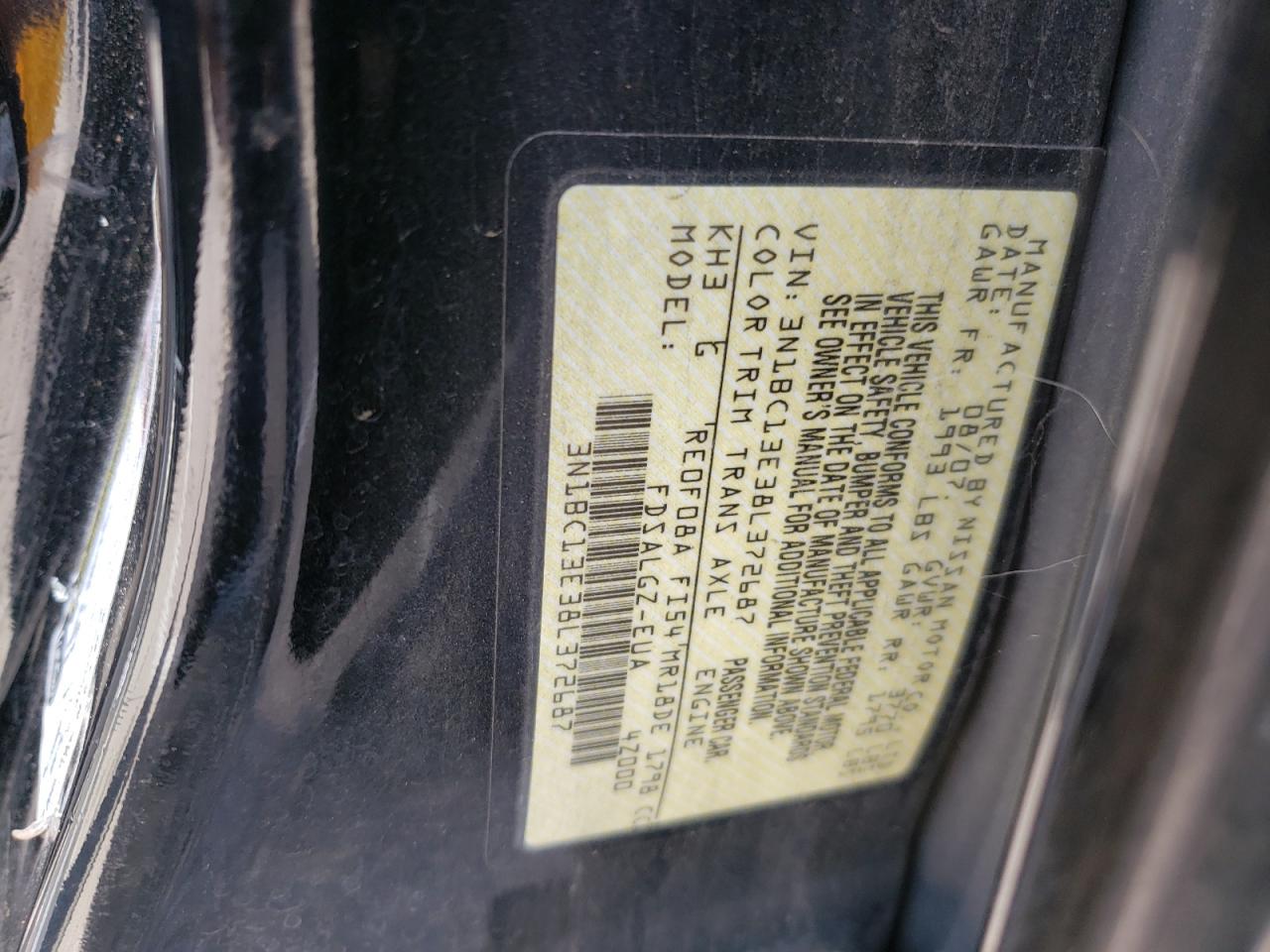 Photo 10 from auction – 2008 NISSAN VERSA S with VIN 3N1BC13E38L372687