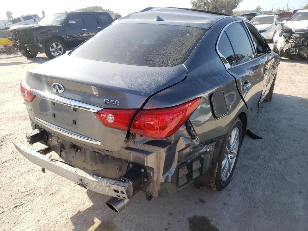 Photo 4 from auction – 2014 INFINITI Q50 BASE with VIN JN1BV7AR7EM699162