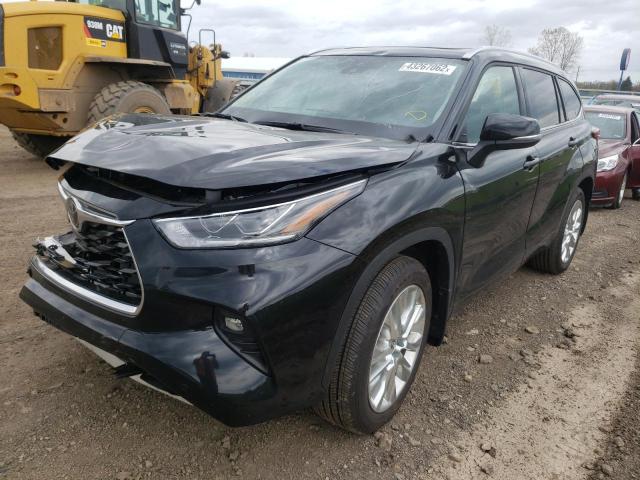 Photo 2 from auction – 2021 TOYOTA HIGHLANDER with VIN 5TDDZRBH1MS109696