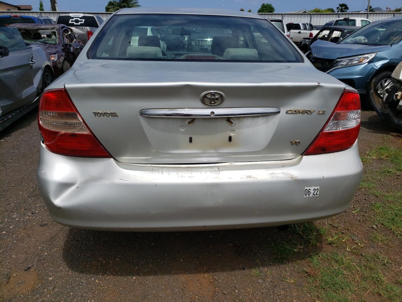 Photo 9 from auction – 2003 TOYOTA CAMRY /LE/ with VIN JTDBF30K730126418