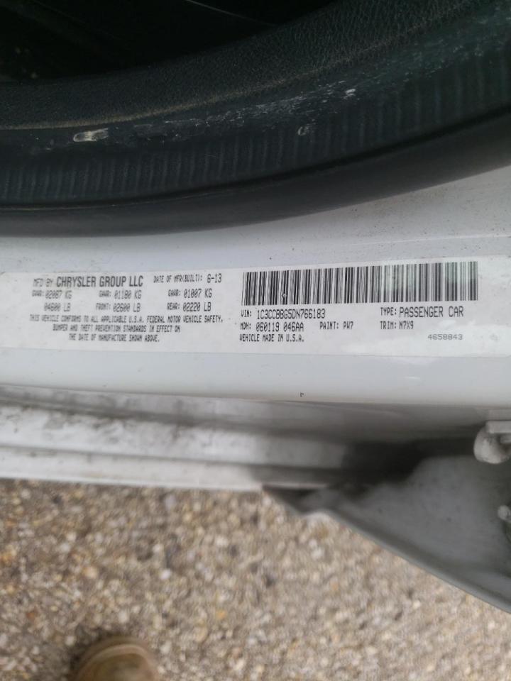 Photo 10 from auction – 2013 CHRYSLER 200 TOURIN with VIN 1C3CCBBG5DN766183