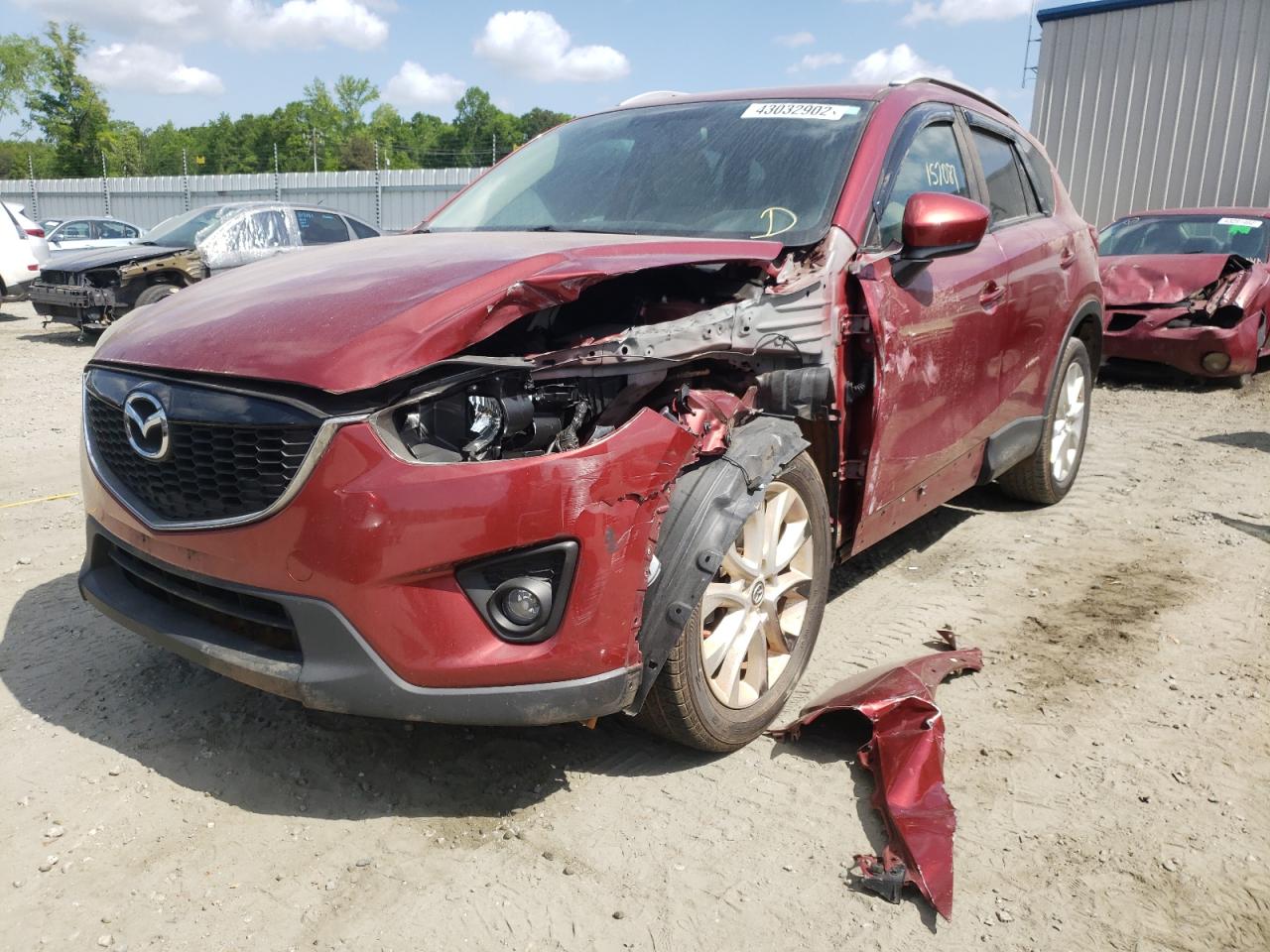 Photo 2 from auction – 2013 MAZDA CX-5 GT with VIN JM3KE2DE2D0152581