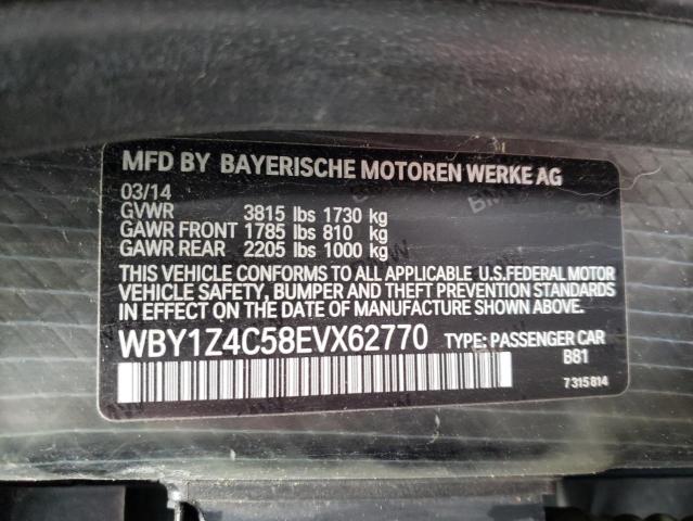 Photo 10 from auction – 2014 BMW I3 REX with VIN WBY1Z4C58EVX62770
