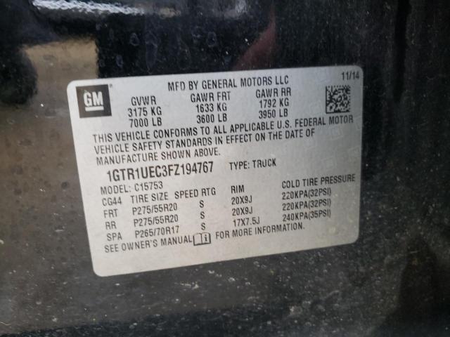 Photo 10 from auction – 2015 GMC SIERRA C15 with VIN 1GTR1UEC3FZ194767
