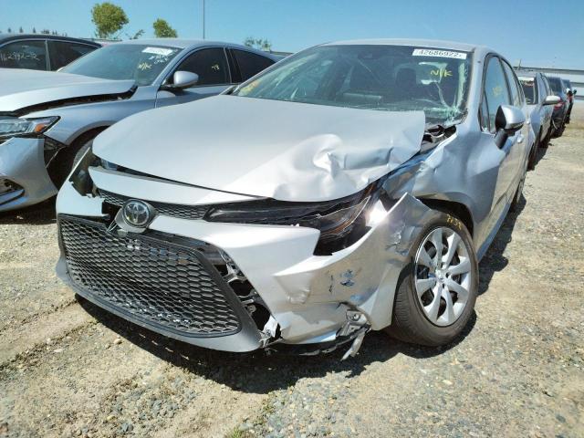 Photo 2 from auction – 2021 TOYOTA COROLLA LE with VIN 5YFEPMAE9MP222356