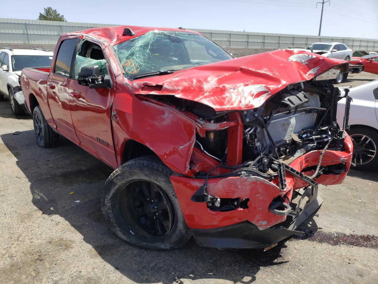 RAM 2500 BIG H 2022 with VIN 3C6UR5DL4NG222513 - Photo from auction