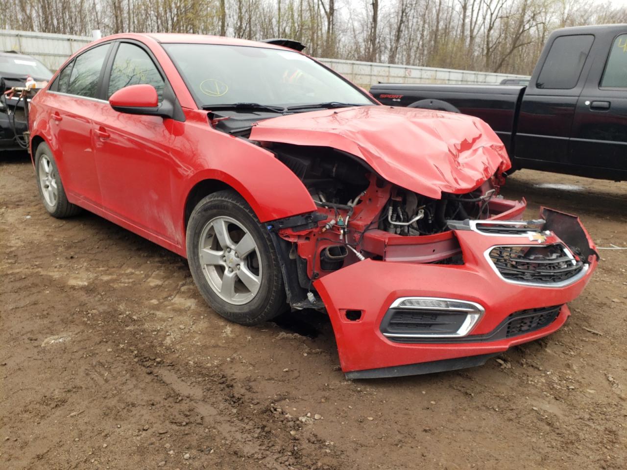 CHEVROLET CRUZE LT 2015 with VIN 1G1PC5SB0F7166285 - Photo from auction