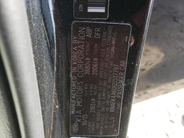 Photo 10 from auction – 2016 KIA FORTE LX with VIN KNAFK4A60G5537797