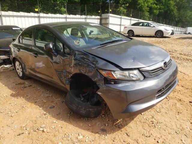 HONDA CIVIC LX 2012 with VIN 2HGFB2F50CH600585 - Photo from auction