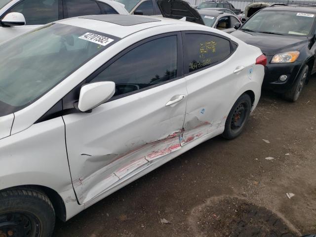 Photo 9 from auction – 2012 HYUNDAI ELANTRA GL with VIN 5NPDH4AE8CH082952