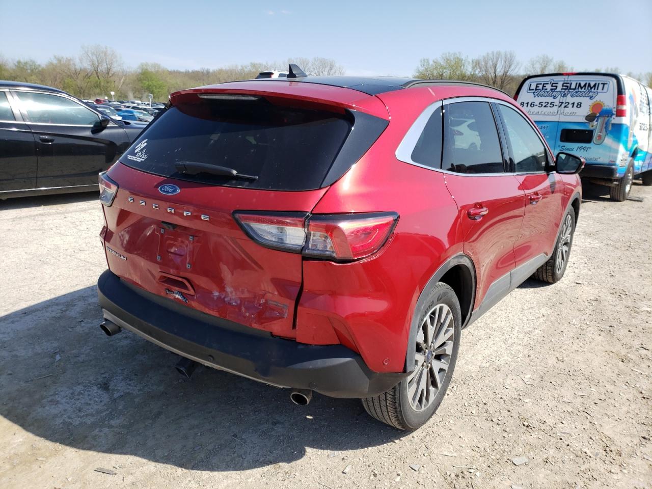 Photo 4 from auction – 2020 FORD ESCAPE TIT with VIN 1FMCU9J90LUB67230