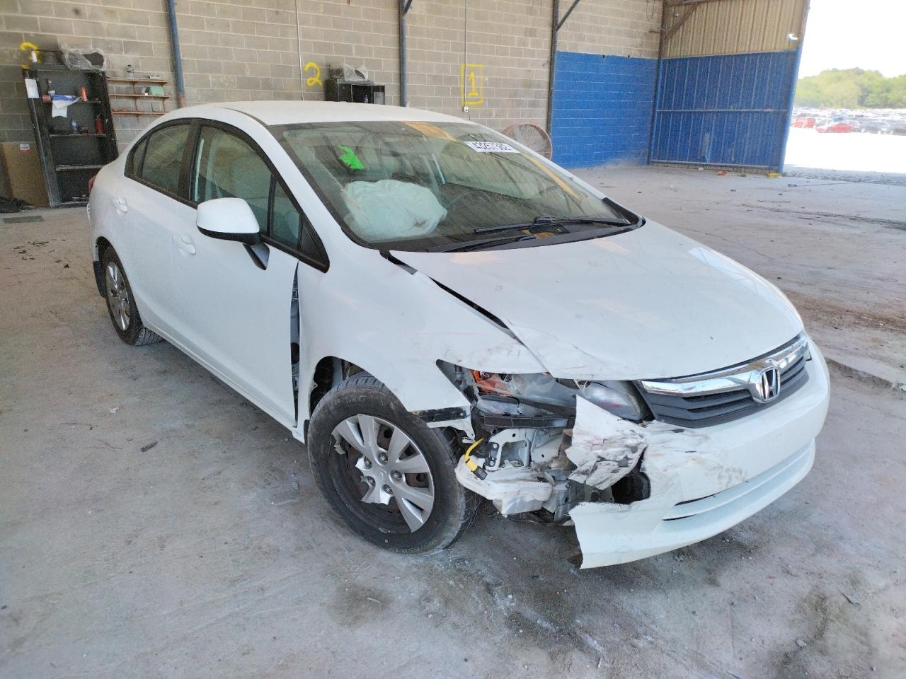 HONDA CIVIC LX 2012 with VIN 19XFB2F53CE007930 - Photo from auction