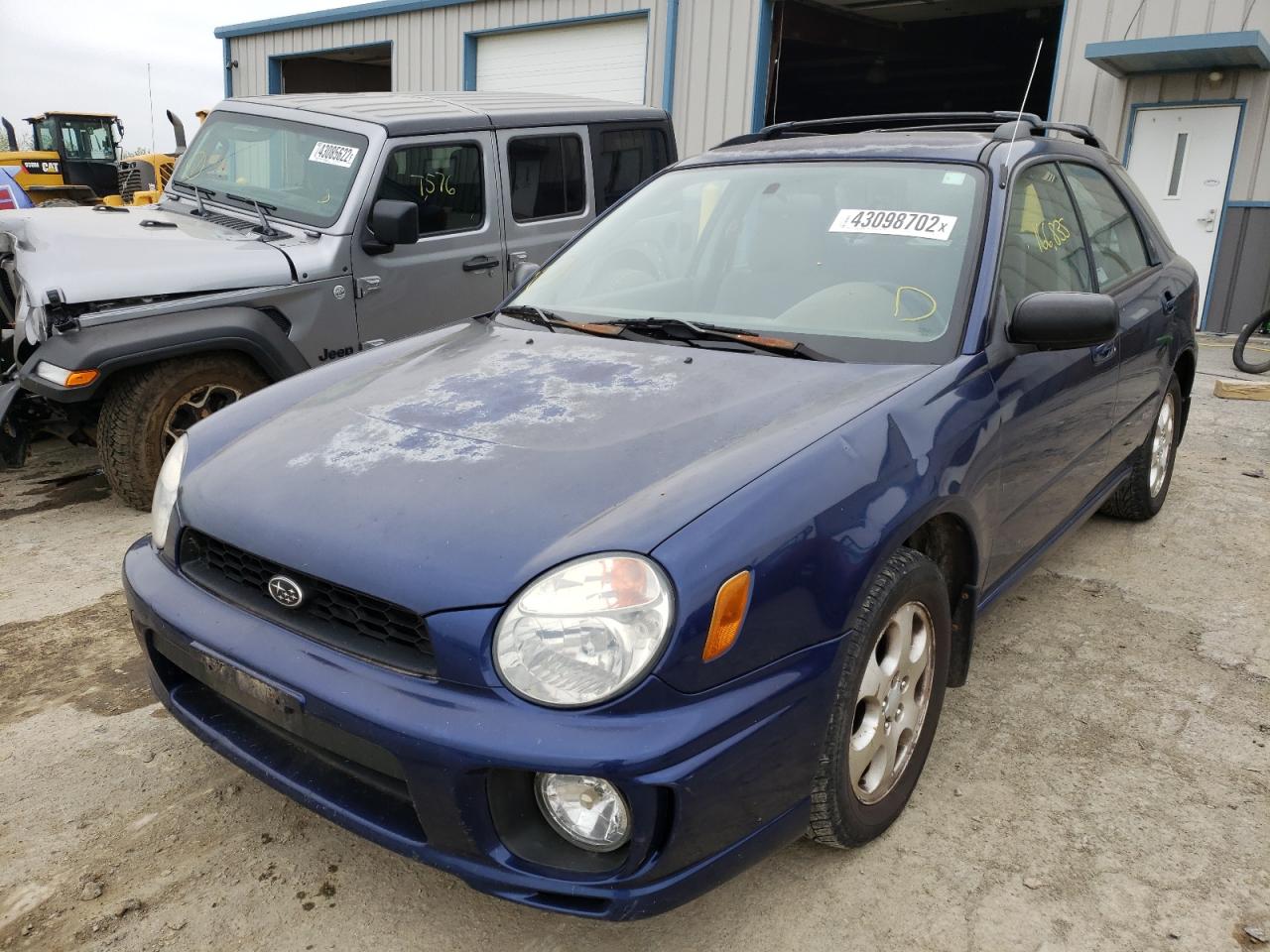 Photo 2 from auction – 2002 SUBARU IMPREZA TS with VIN JF1GG65542G805503