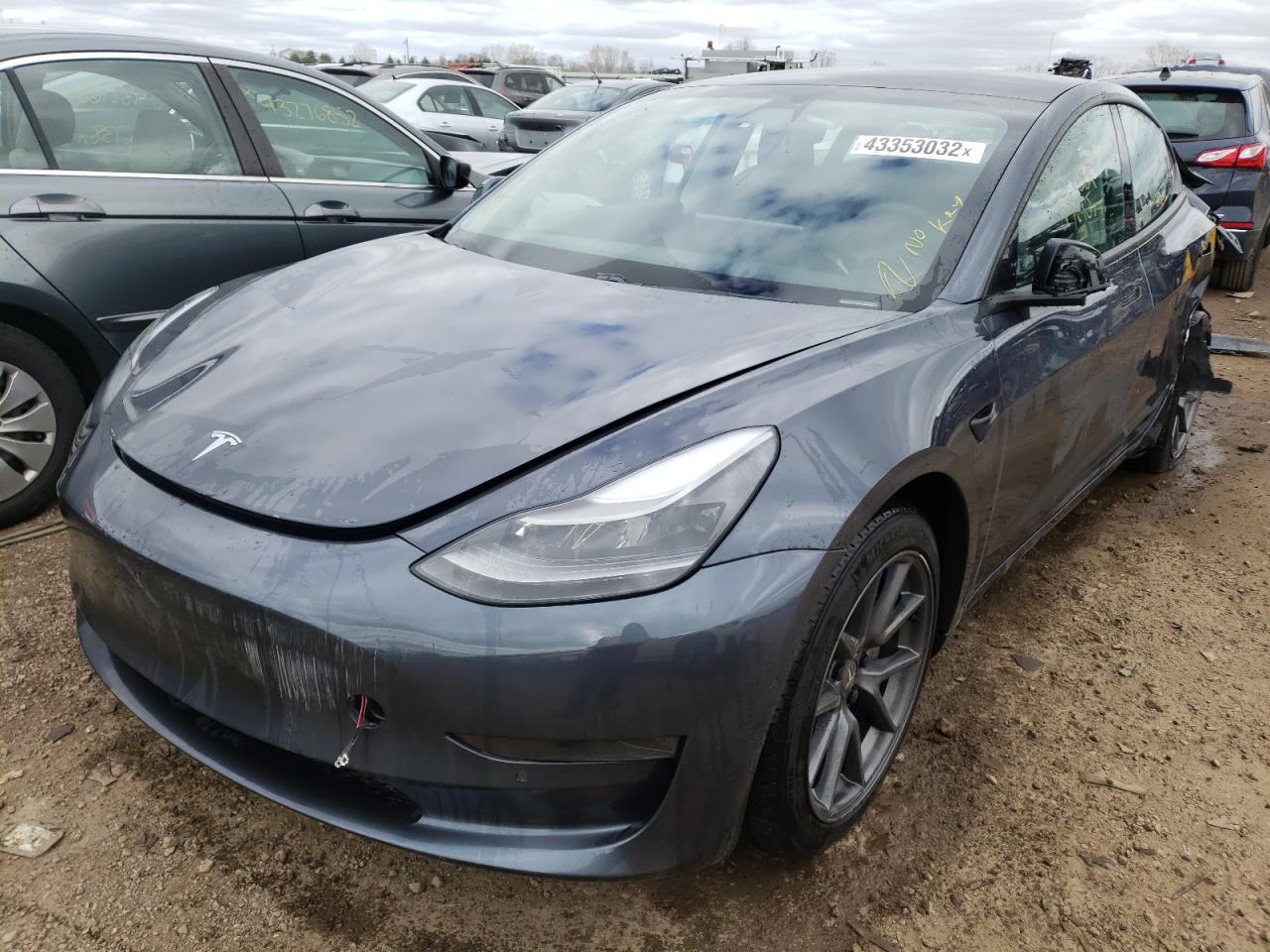 Photo 2 from auction – 2021 TESLA MODEL 3 with VIN 5YJ3E1EA9MF906113