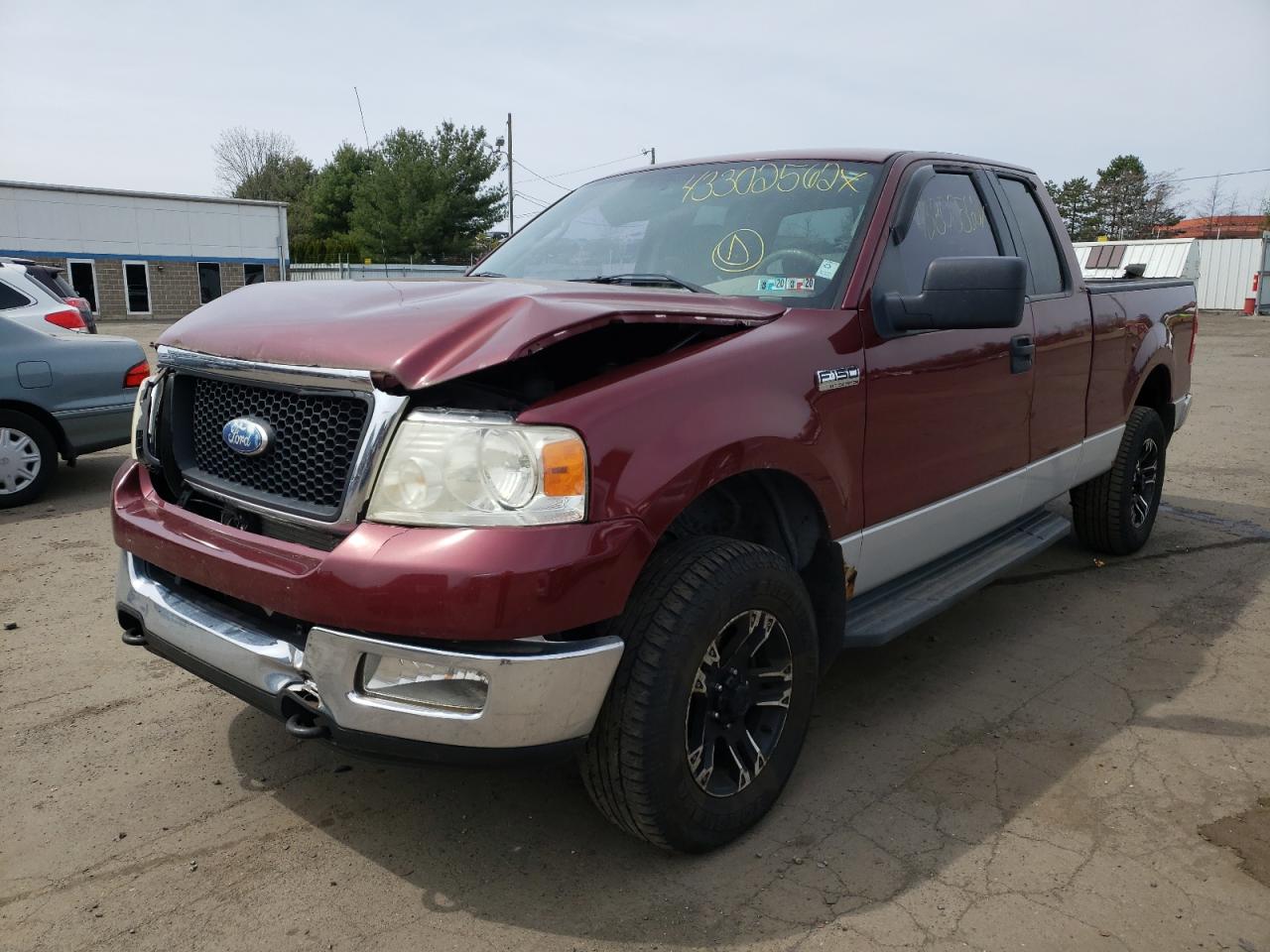 Photo 2 from auction – 2005 FORD F150 with VIN 1FTPX14535NC05165