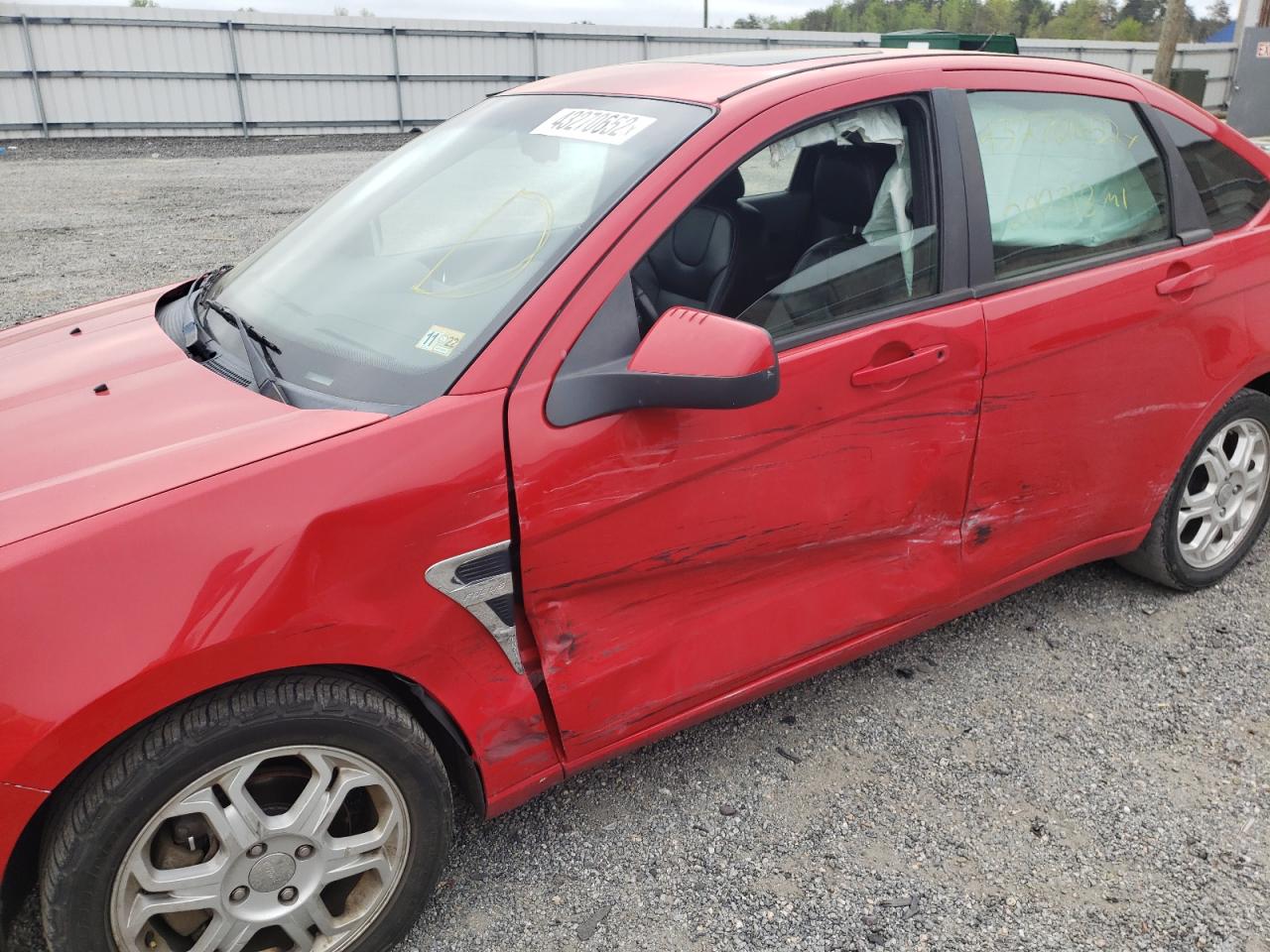 Photo 9 from auction – 2008 FORD FOCUS SE with VIN 1FAHP35N88W263310