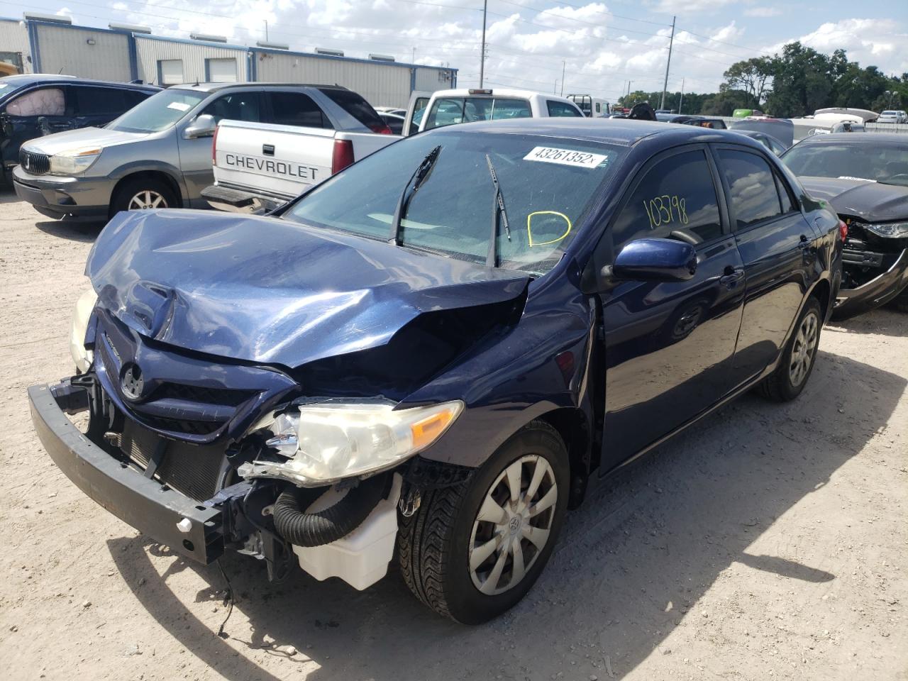 Photo 2 from auction – 2011 TOYOTA COROLLA BA with VIN JTDBU4EE4B9139474