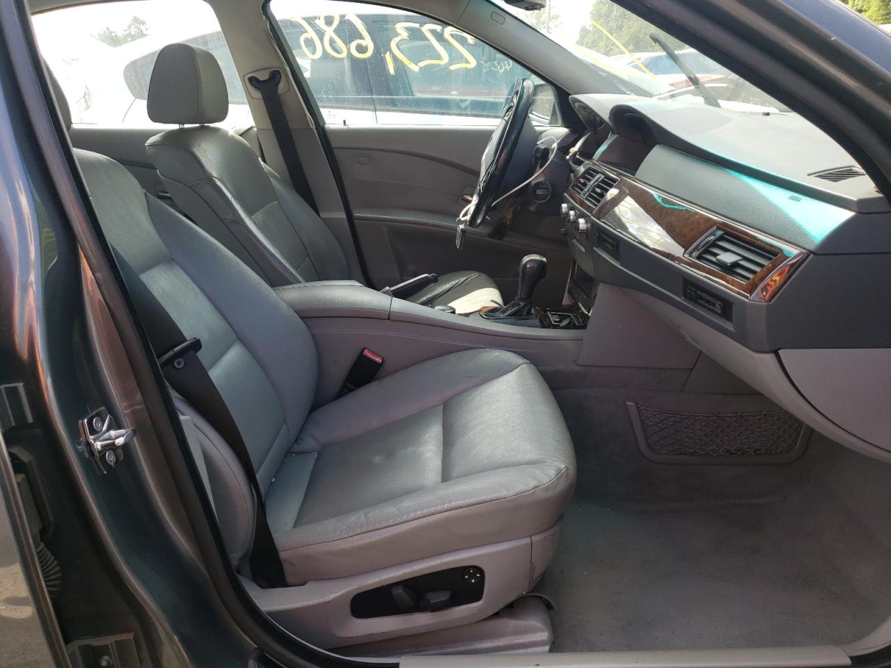 Photo 5 from auction – 2007 BMW 525 I with VIN WBANE53547CW68689