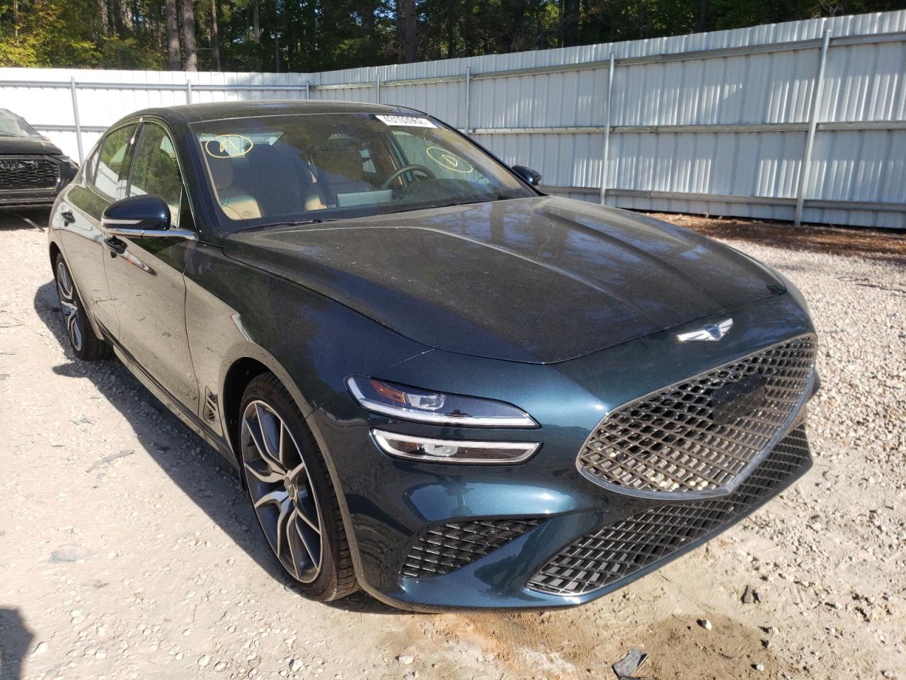 GENESIS G70 BASE 2022 with VIN KMTG34TA1NU098491 - Photo from auction