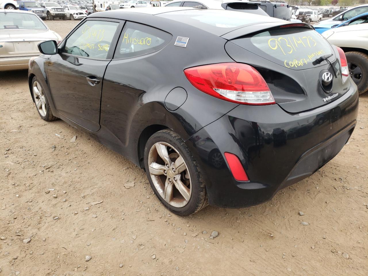 Photo 3 from auction – 2012 HYUNDAI VELOSTER with VIN KMHTC6AD1CU027175