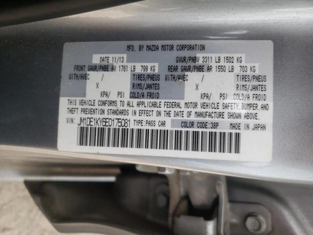 Photo 10 from auction – 2014 MAZDA MAZDA2 SPO with VIN JM1DE1KY6E0175081