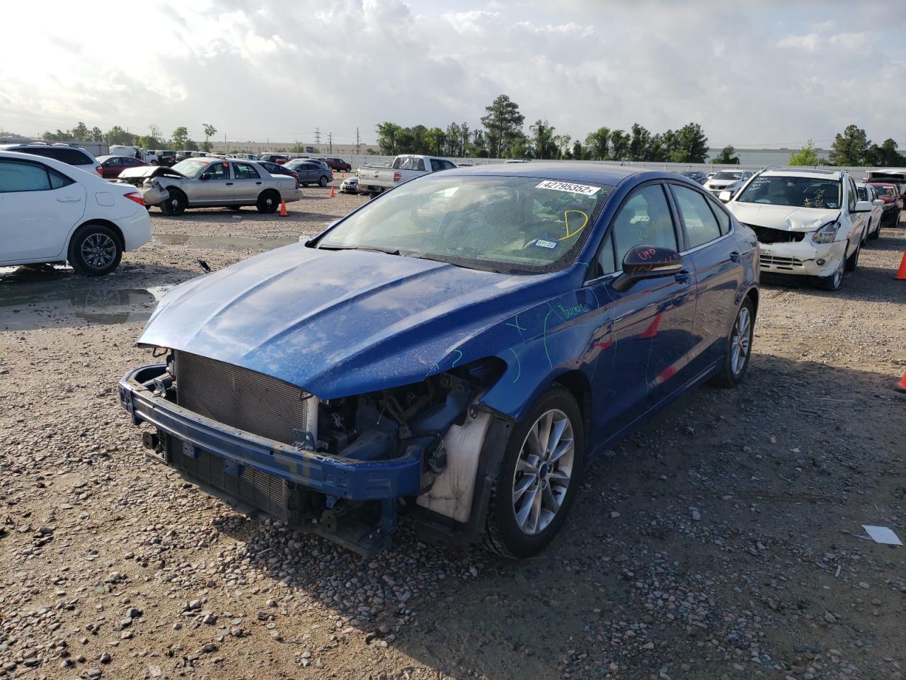 Photo 2 from auction – 2017 FORD FUSION SE with VIN 3FA6P0HD9HR349575